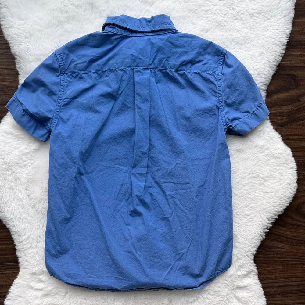 Ralph Lauren Boys Blue Oxford Button Down Shirt size 6